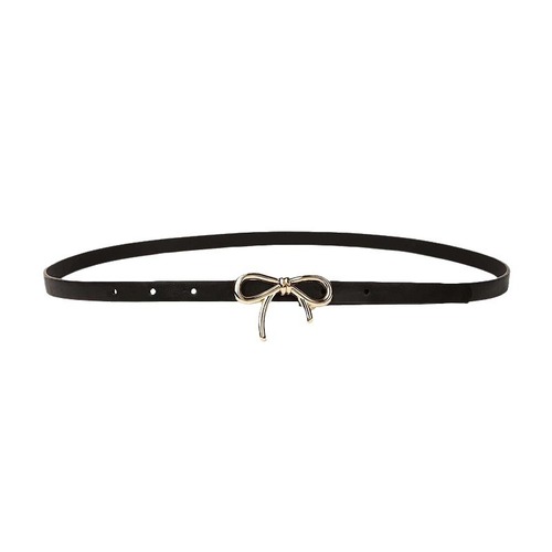 Feminine versatile decorative bow belt for women, thin belt with women's universal belt