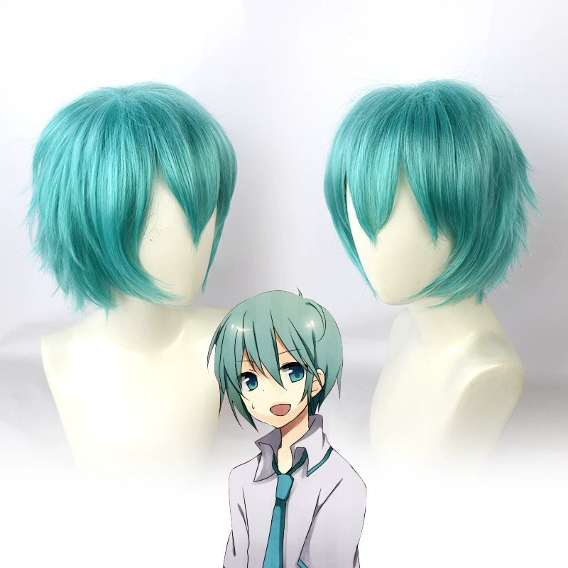 Костюм косплея Hatsune-style Vocaloid — топ + юбка + рукава + галстук + парик, размеры XS–43