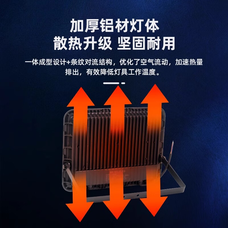 led投光射灯户外防水工业车间厂房室外照明庭院探照路灯超亮强光|undefined