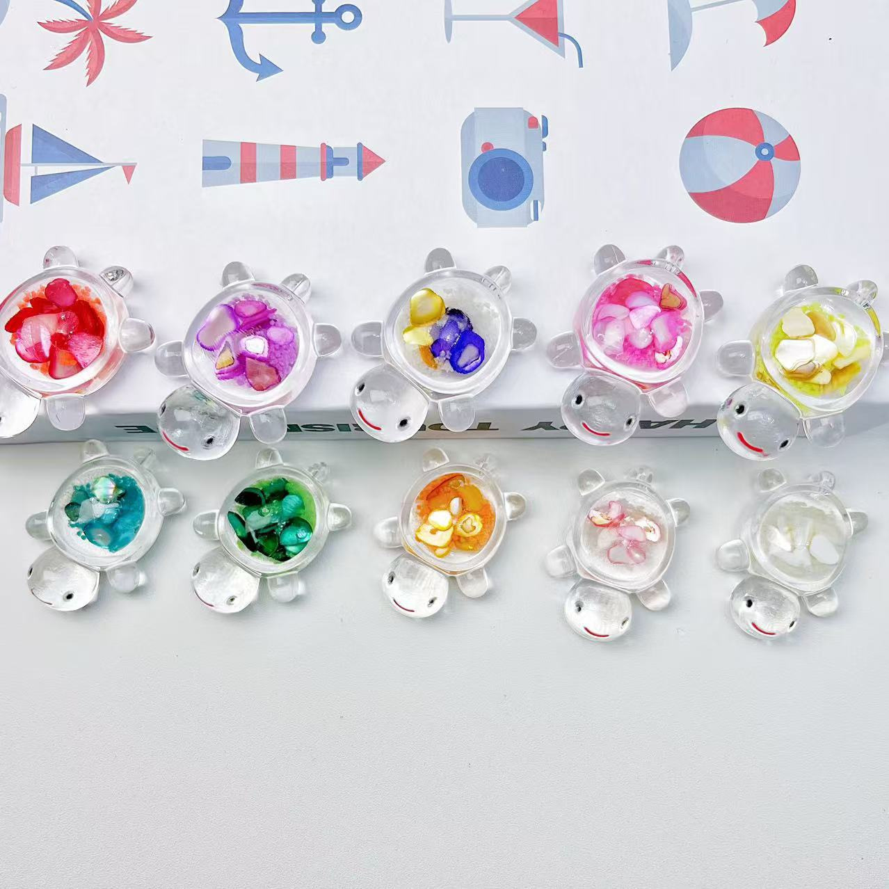 3cm acrylic [shell] turtle blind bag