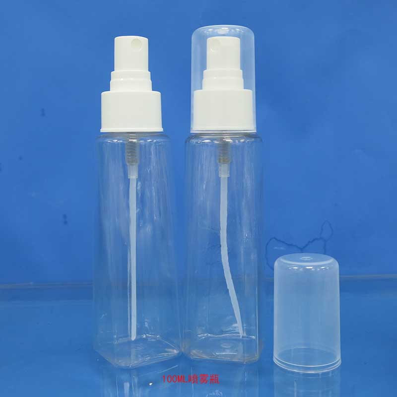现货特价PET100ml透明喷雾瓶酒精消毒液清洗剂瓶消毒灭蚊瓶