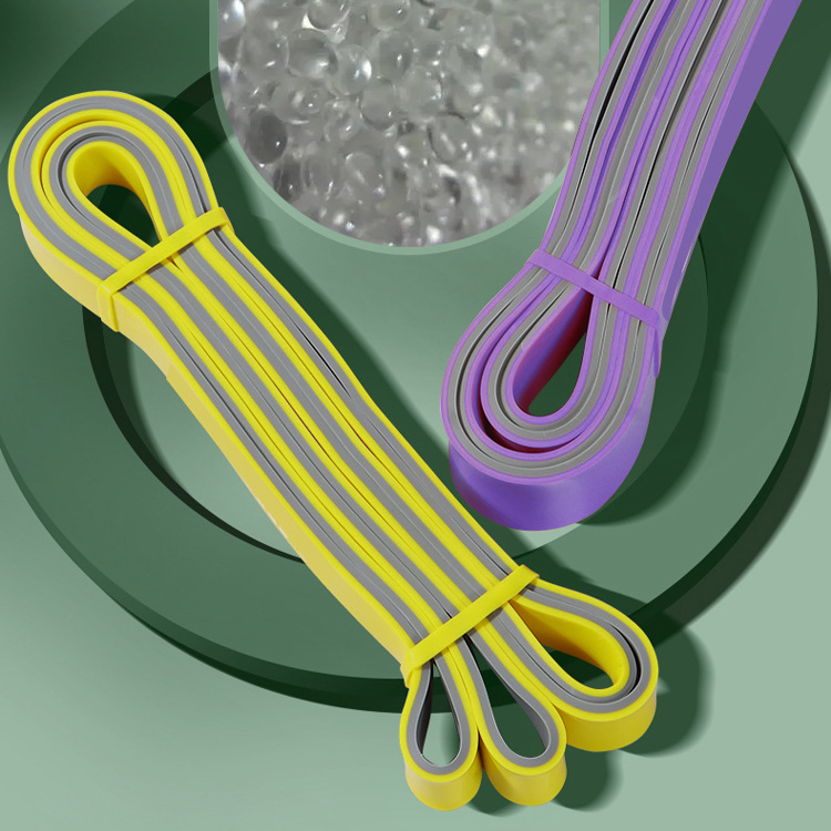 TPE banda de resistencia de dos colores hombres y mujeres entrenamiento de cuerpo completo banda elástica yoga fitness tensión cuerda multifuncional dispositivo de tensión