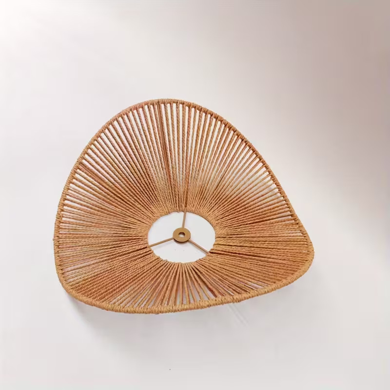 Cuerdas de papel trenzadas lámpara retrógrada japonesa residencial pasillo pasillo bar decoración accesorios de lámpara trenzada