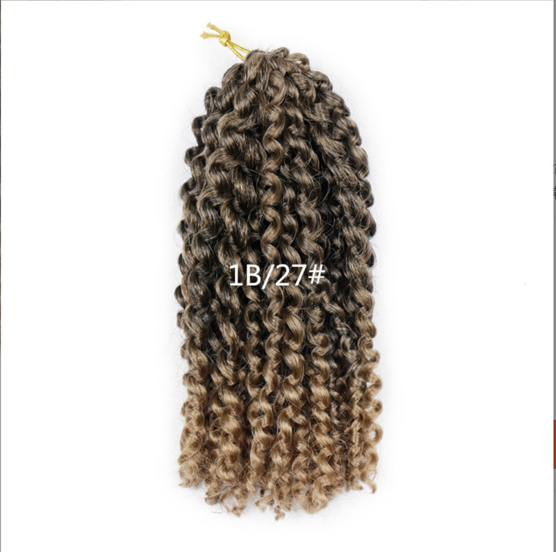 Mary Baby Wig Crochet Hair Spiral Braids Cross-Border Wig Crochet Hair Small Dirty Braids Ponytail Small Spring Curly Hair