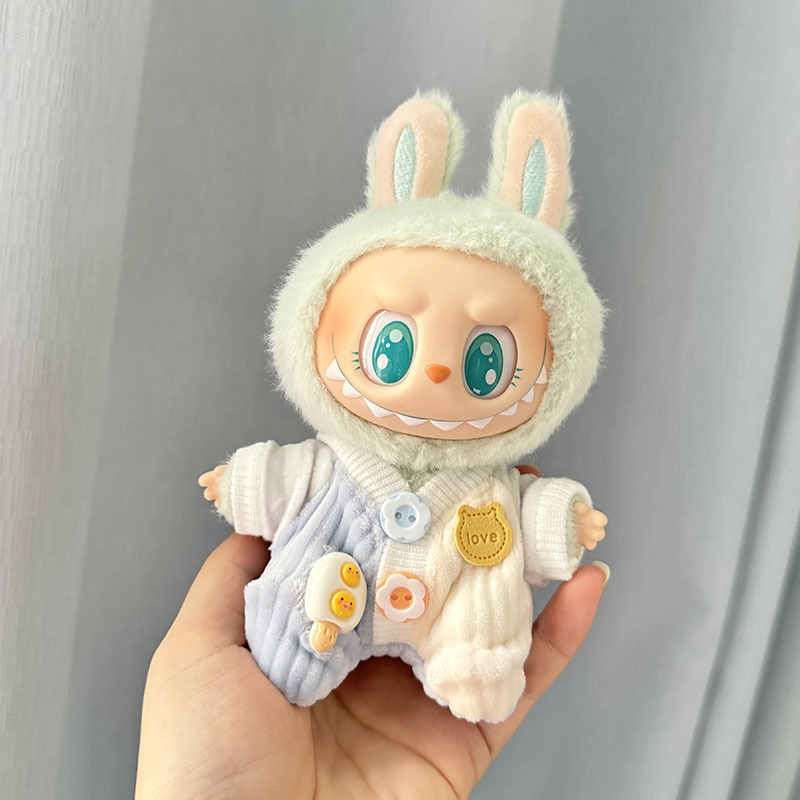 服のみ】第二世代ブラインドボックス ラブブ服 エポキシ樹脂製顔飾り ラブブ シットシットパーティーシリーズ ベビー服 可愛い|undefined