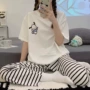 薄款女短袖宽松跨境家居服