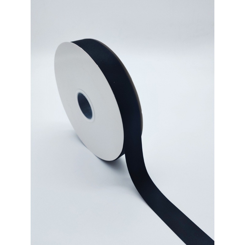 algodón negro poliestéril poliestéril algodón doble cara color correa bolsas de prendas de vestir adornamiento de cabello cinta arco accesorios cinta en stock lote