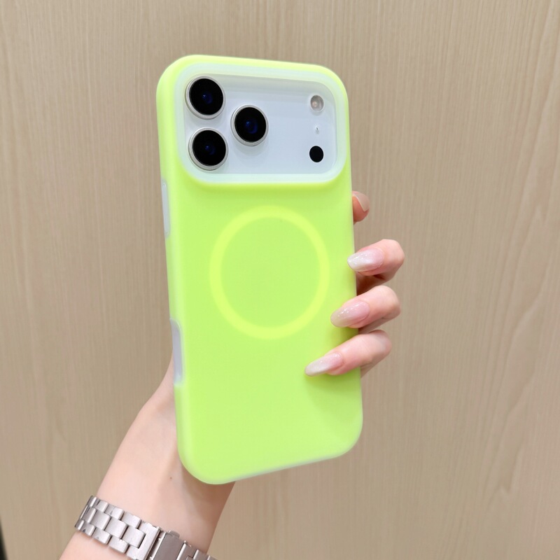 适用苹果17液态硅胶果冻磁吸手机壳iPhone16Promax纯色简约防摔壳|undefined