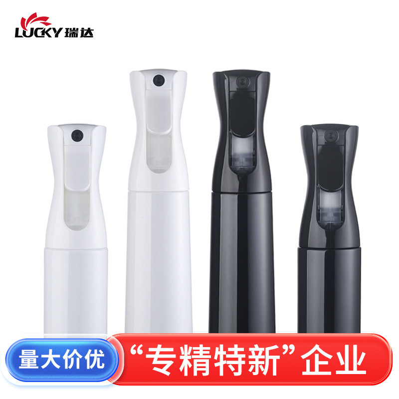 Spot 200ml300ml continuous spray bottle Makeup Hydrating bottle plastic high pressure hairdressing alcohol watering can