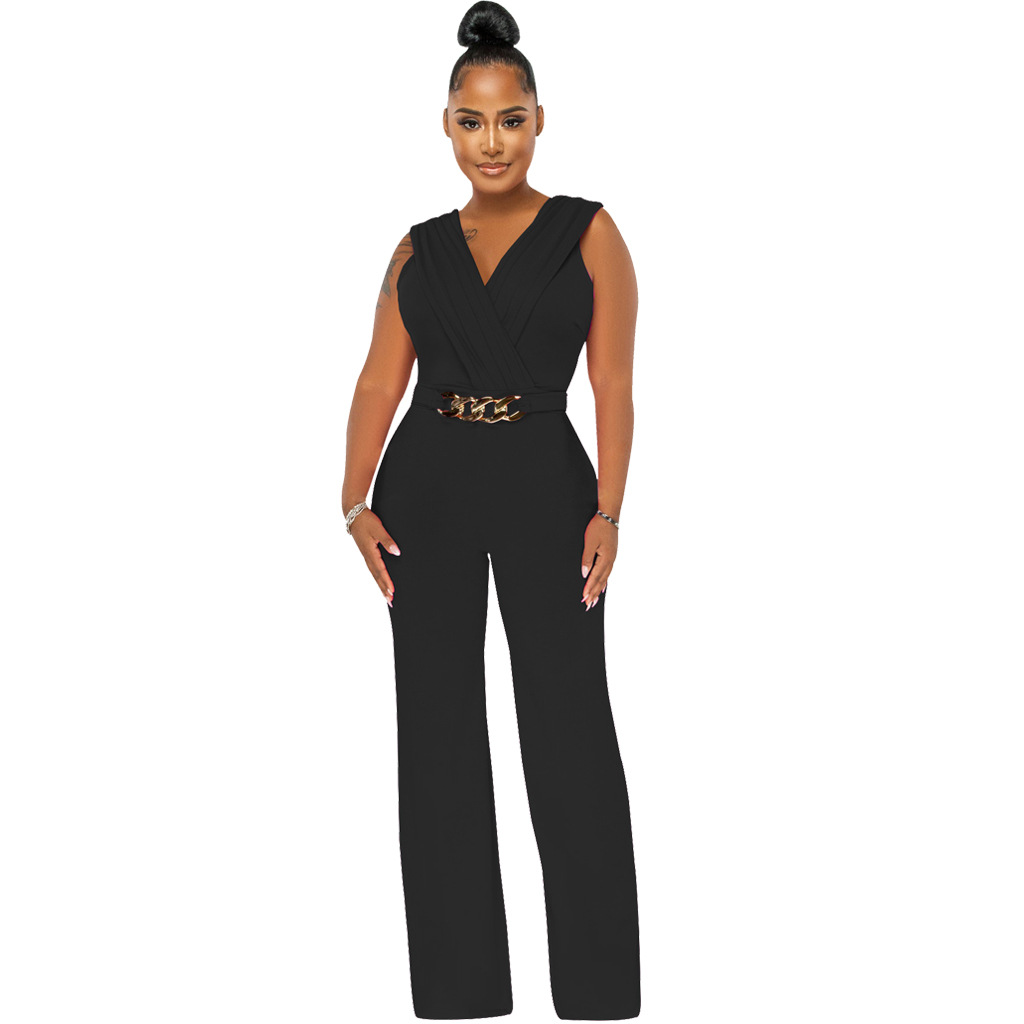 Women's Casual Daily Bodysuits Casual Streetwear Geometric Full Length Jumpsuits display picture 15