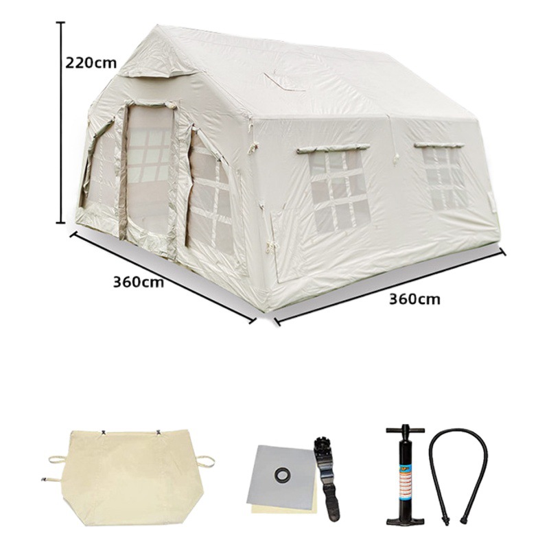 Tienda de campaña al aire libre del parque Tienda de campaña inflable de campamento de vacaciones de turismo portátil grueso al por mayor