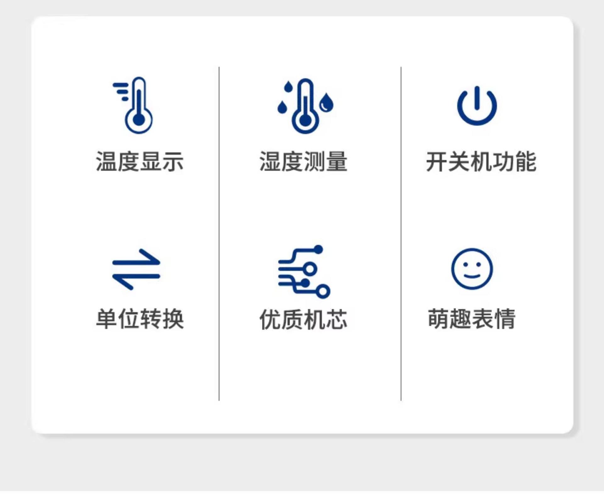 Suitable for indoor thermometers, high-precision home display, reptile pets, car-mounted precision temperature and humidity meters, electronic humidity