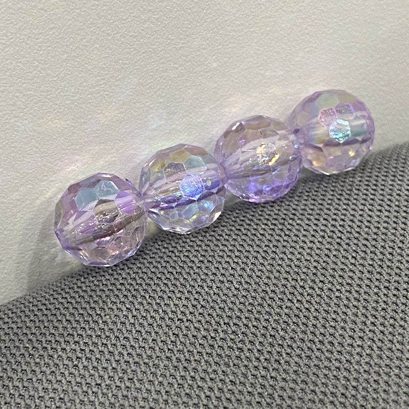 Corte de color sólido transparente, perlas de fútbol de fantasía, perlas de la tierra, bolas de luz de colores, bolas de bricolaje, bolsos diy, pulseras, accesorios para colgar coches image 26