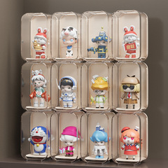 ブラインドボックス収納展示棚アクリル透明防塵キャビネット