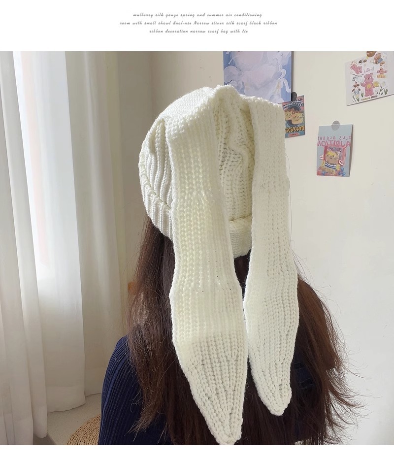 Han China-Chic brand design niche rabbit wool autumn and winter ear protection warm knitted hat children_voghion.com