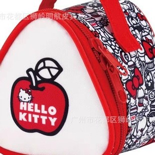 Japanese New Style Cat Triangle Rice Bunch Lunch Box Insulation Bag Cute Cartoon Small Storage Bag