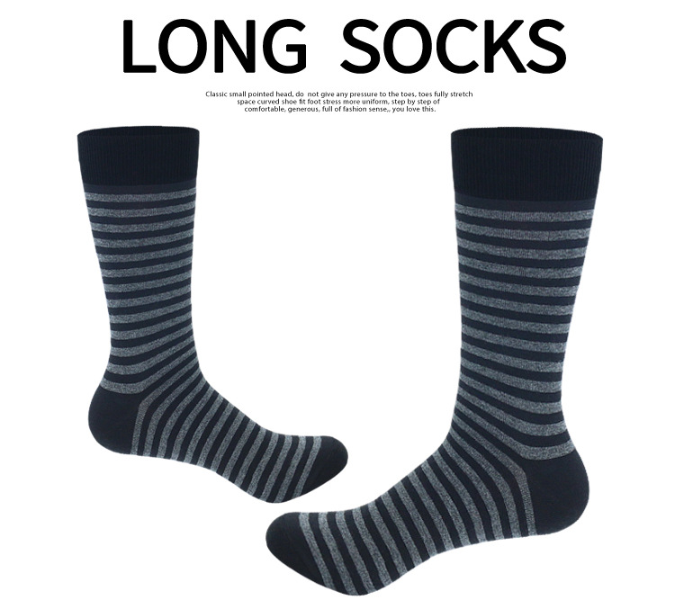 Title 1, Heren kousen plus size met strepen. Comfortabel...