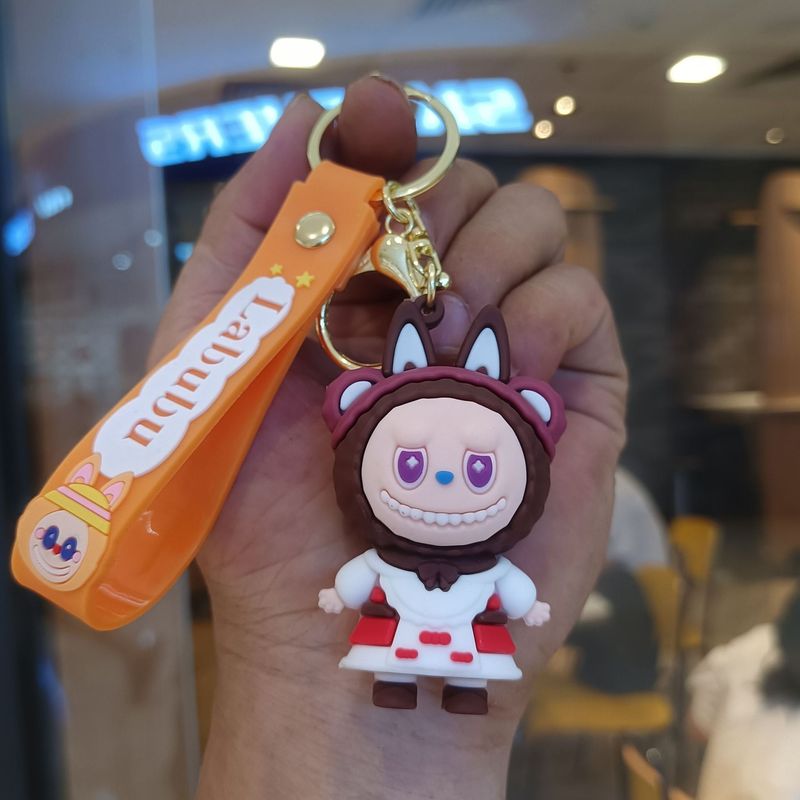 クリエイティブホットスタイルラブブキーホルダー漫画リトルシープペンダントおもちゃベビーグラバーかわいいキーチェーンリング卸売|undefined