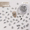 Diamond for manicure, accessory, white pony, decorations for nails, internet celebrity, wholesale