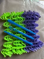 Инструмент для завивки 45cm длинный яичный рулет пластиковый рулон для волос водяной рябь щипка для завивки волшебный волшебный рулон груши 30
