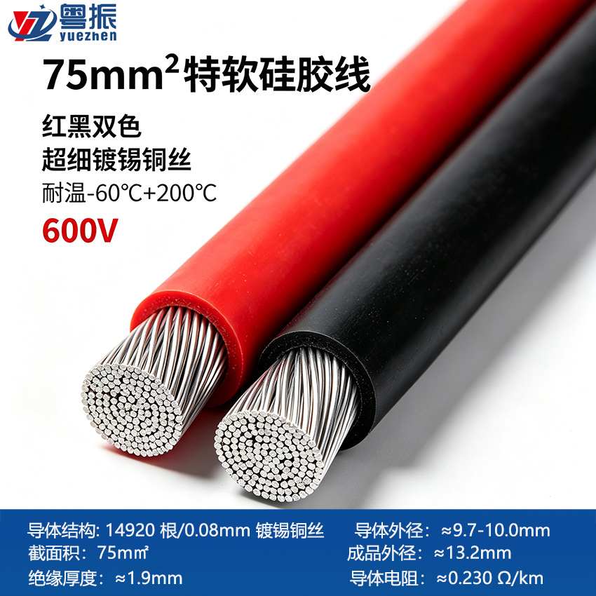 Провод силиконовый Yue Zhen 75мм²
