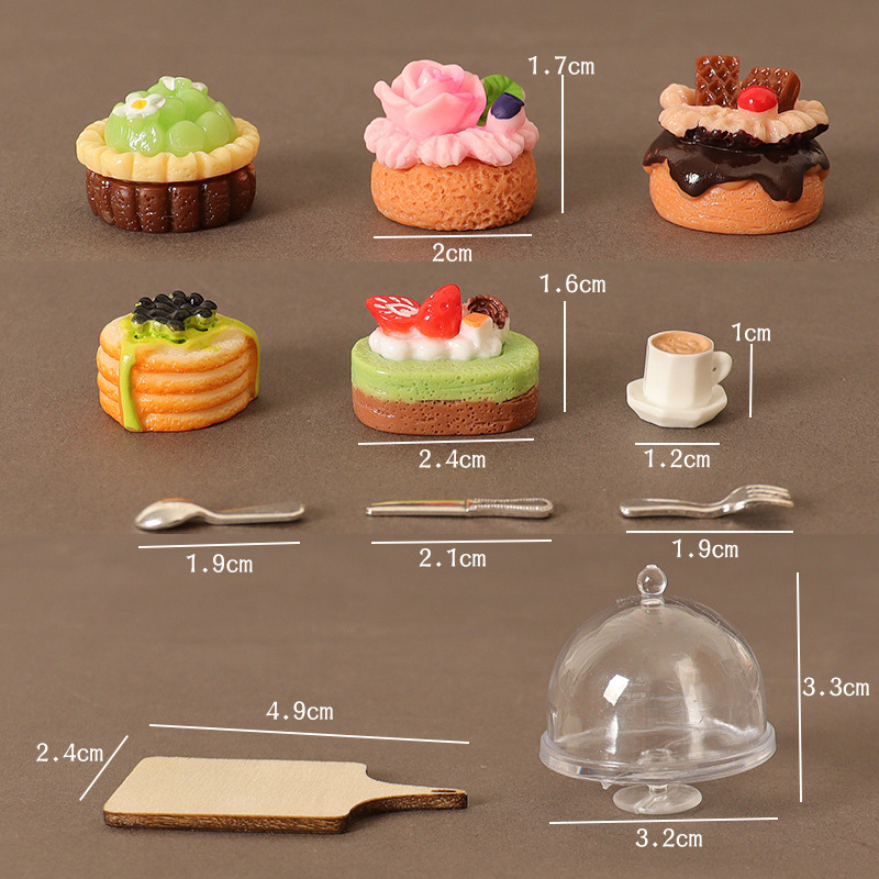 Children Unisex Cake Tableware Alloy Plastic Resin Baby Toys display picture 1