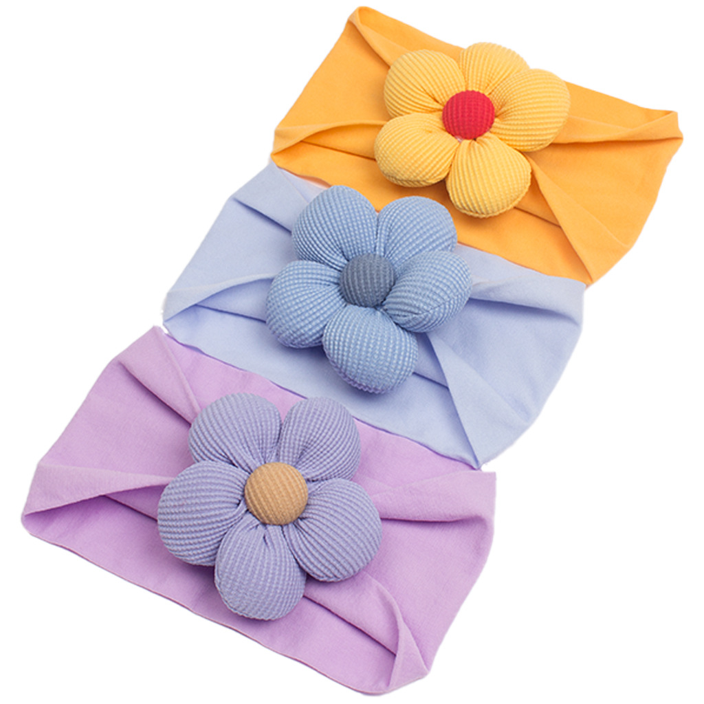 30g Weight Hair Band Hair Accessories Type Girl's Simple Style Commute Flower Nylon Braid Hair Band