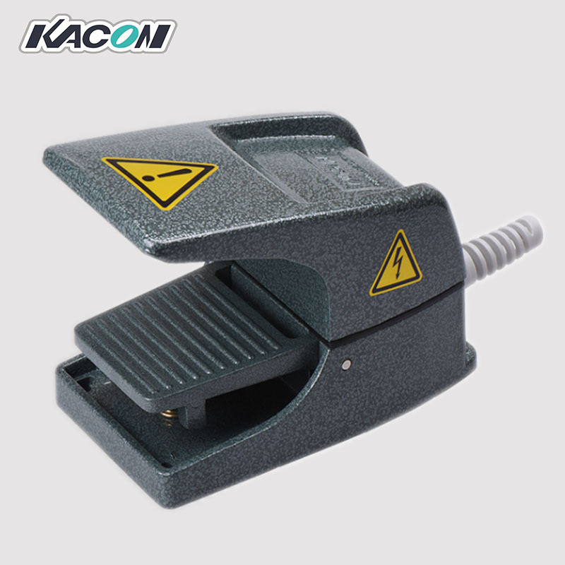 批发kacon/凯昆HRF-HD3折弯机脚踏开关铝合金防水脚踏开关 脚踩