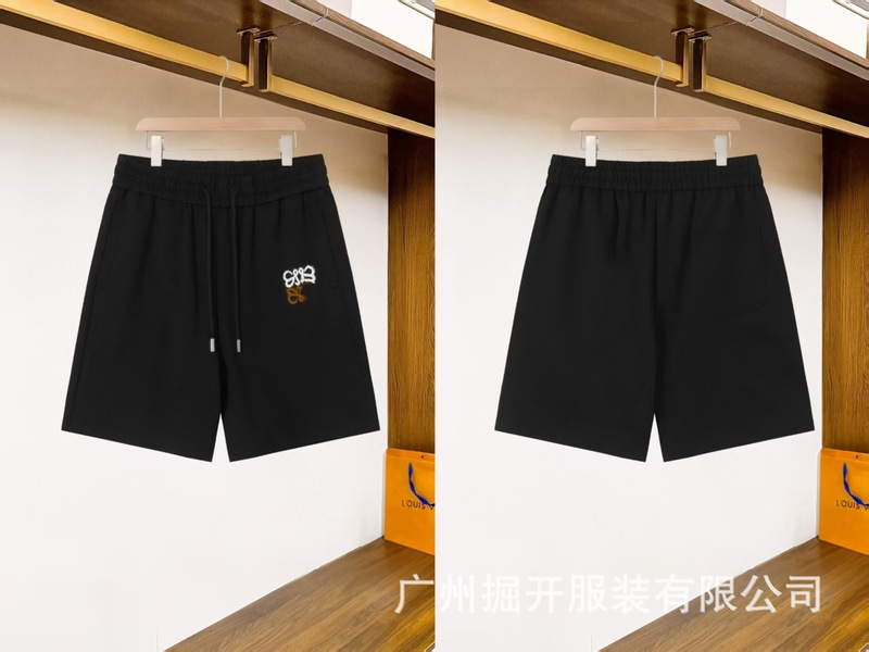 クロスボーダー2025夏の高級欧韓の贅沢なゆったりしたファッション綿の男女の同じタイプのカジュアルな風の5分のズボンのショートパンツ|undefined