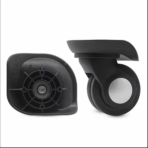 Hongsheng 38 Factory Direct Sales Luggage Caster Parts, Flat-Bottom Universal Wheels, Double Wheels