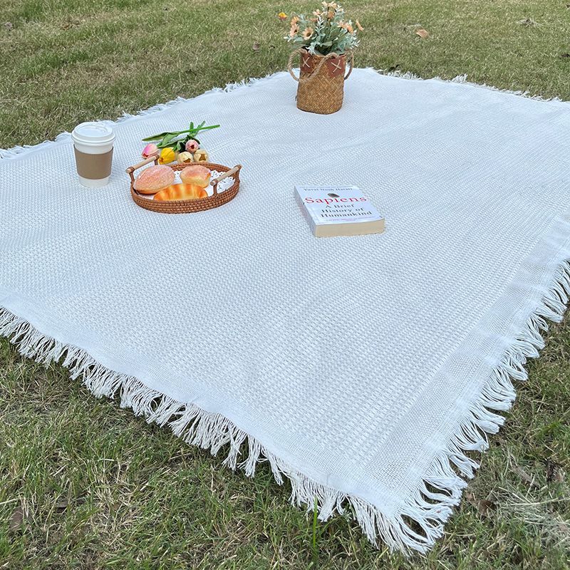 밀크 화이트 인터위빙 그리드-밀크 화이트