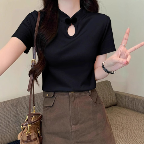 Improved Version, Please Check the Actual Product Before Ordering - New Chinese Style Embroidered Button Top for Early Spring