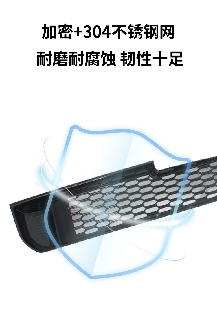Suitable for 25 Models of Bmw X3, Insect-Proof Net, Mosquito-Proof Water Tank Protective Net, Prevents Willow Fluff, No Need to Disassemble, Front Grille Modification Accessories