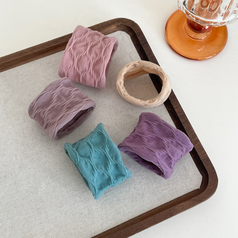 2025 nuevo estilo simple cabello de moda de alta elasticidad correa de correa de cabello multifuncional cubierta de cuero durable cabello bola adornamiento para el cabello