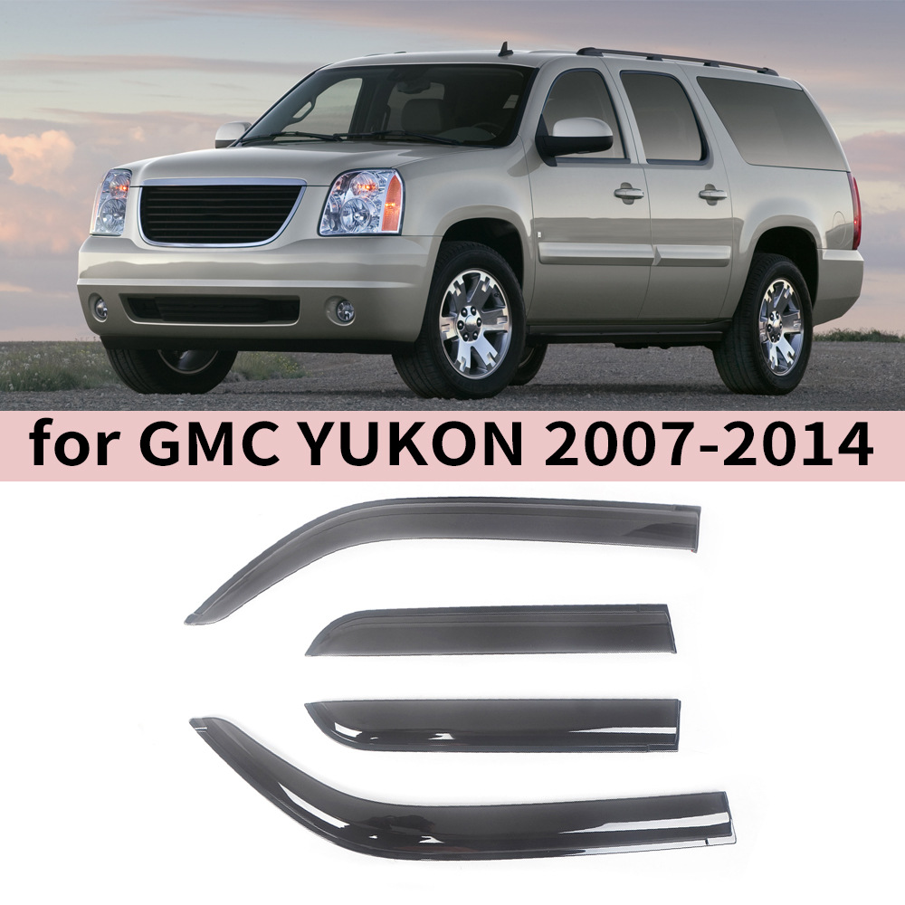 Shiyong GMC YUKON 2007-2014 Window Visor Rain Guard Deflector (Rain shield) - for-gmc-yukon-2007-20144pcs