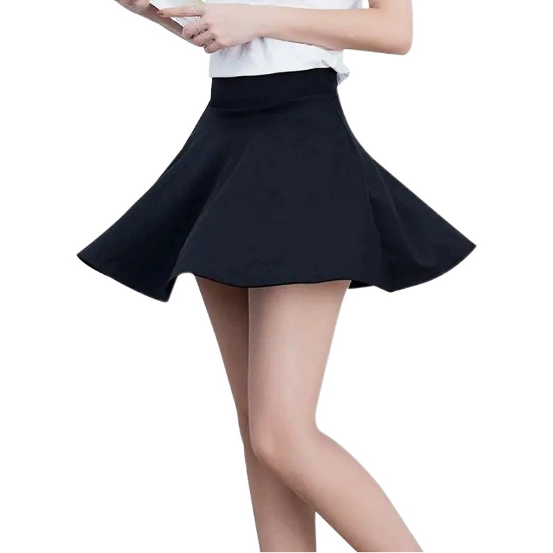 [Карманы для сумки + защитные брюки] Весенняя, осенне-летняя юбка, квадратная танцевальная юбка средней длины, универсальная короткая юбка большого размера, юбка средней длины А-силуэта