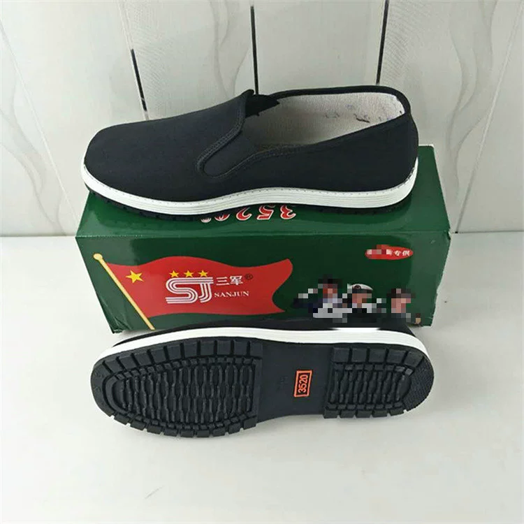 3520 мужские весенние и осенние черные тканевые туфли старые Пекинские одиночные туфли Охрана труда Тканевая обувь работа повседневная Тканевая обувь оптом