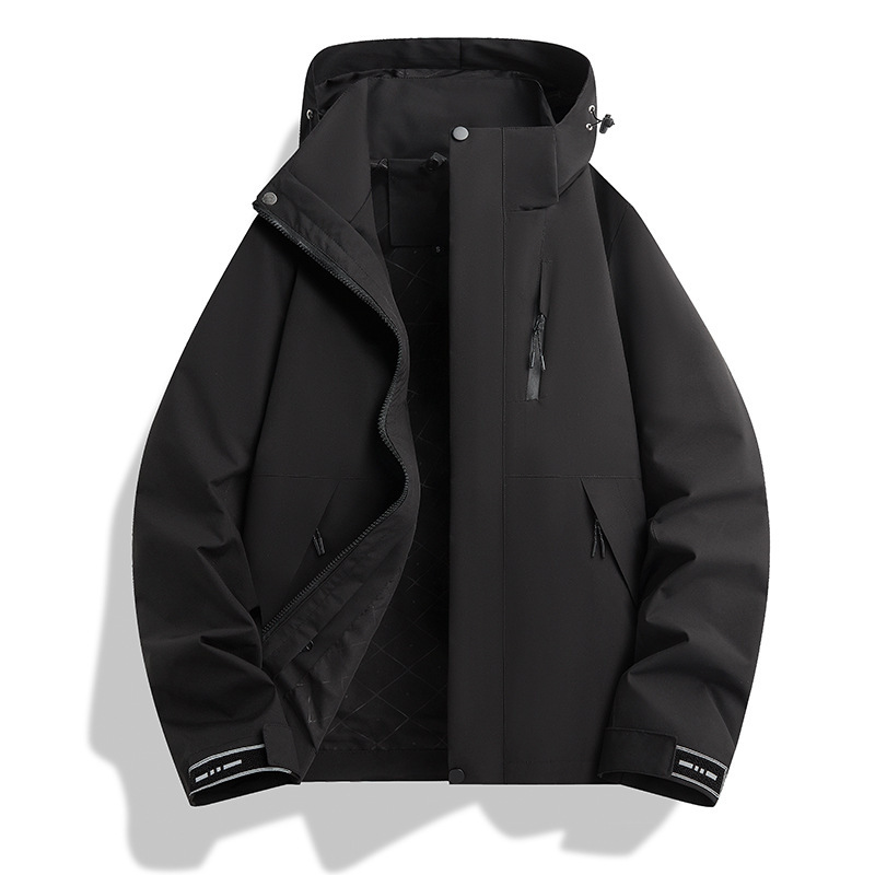 单层冲锋衣夹克定制印logo户外防风防水外套冲锋衣工作服定制潮流|undefined