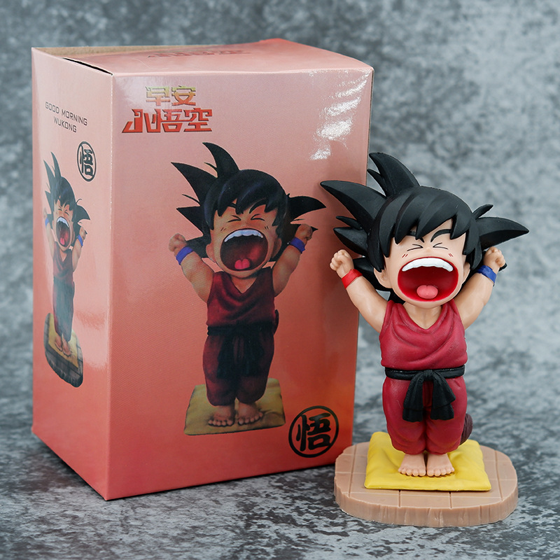 大モールドラゴンボール Qバージョン くしゃくしゃ悟空 おはよう子供時代悟空フィギュア アニメ周辺モデル ポーズ|undefined