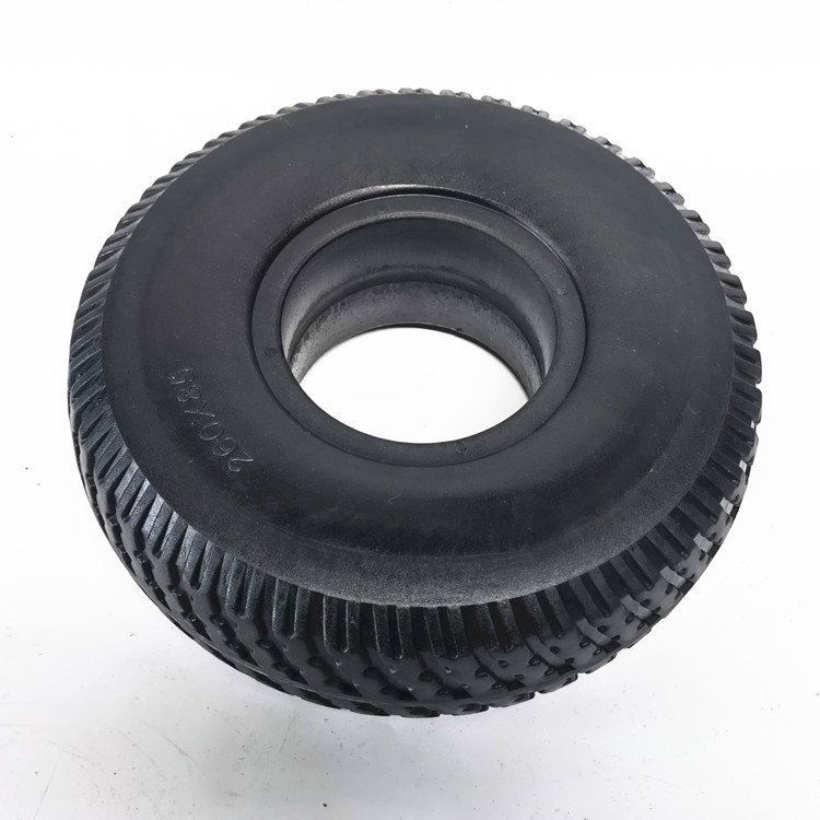 10-inch explosion-proof solid tire 4.10/3.50-4 non-pneumatic tire 3.00-4 inner and outer tire 260X85 tire