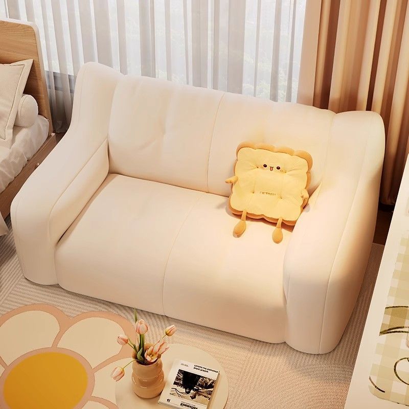 Lazy Sofa That Doesn'T Collapse, Suitable for Small Apartments, Bedroom Sofa, Single Bed Chair, Removable and Washable, No Need to Disassemble for Cleaning