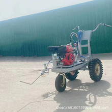 供应道路标线冷喷汽油划线机 停车场手推式电动划线机 厂房喷线机