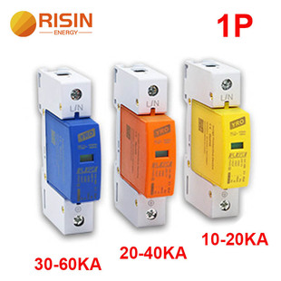 High standard Class 2 single-phase lightning arrester surge protector 40KA 60KA lightning arrester 2p AC SPD