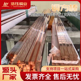 紫铜方棒T2紫铜棒 实心红铜方块 紫铜板 紫铜材源头厂家