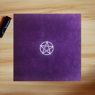 Spot Purple Tarot Penta Star Fabric Magic Ceremony Tablecloth Cartako Storage Bag to Wholesale Bags