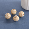 Round beads, carved bracelet with tassels, 16mm, 20mm