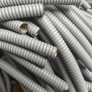 Stainless steel coated flame retardant metal hose gray flexible conduit for cable protection for power projects 25mm