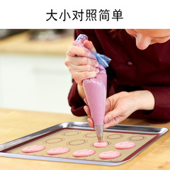 亞馬遜硅膠玻纖烤盤墊加厚廚房硅膠刻度揉面墊曲奇馬卡龍烘焙墊