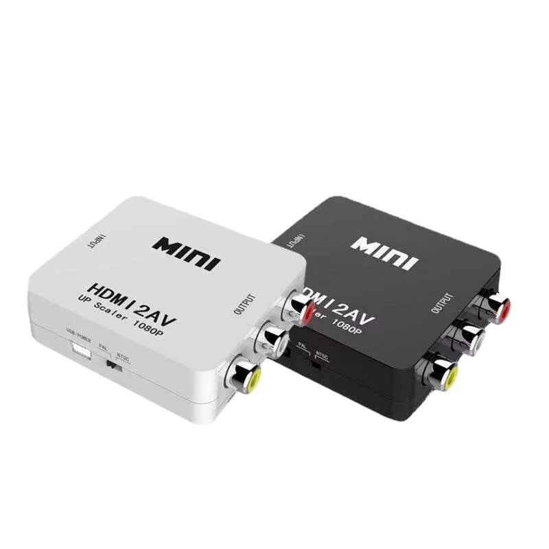 Преобразователь HDMI в AV, HDMI→AV HD-конвертер с поддержкой 1080p и выходом RCA