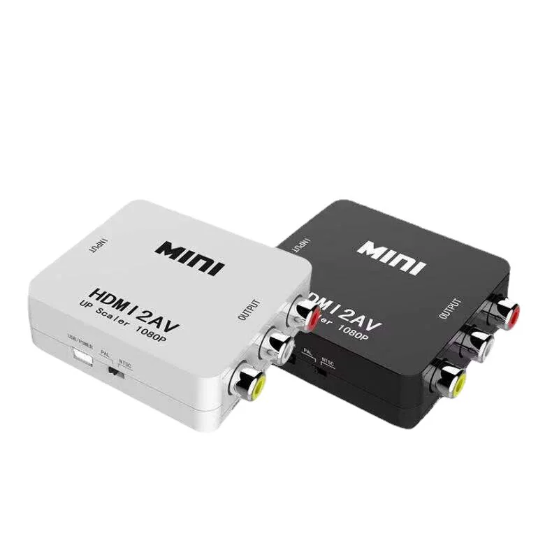Преобразователь HDMI в AV, HDMI→AV HD-конвертер с поддержкой 1080p и выходом RCA